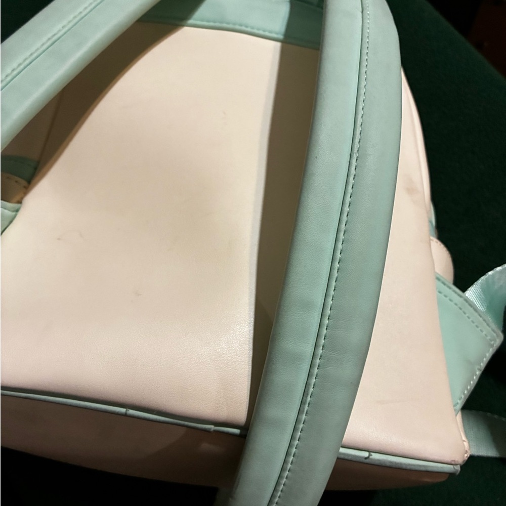 Loungefly Cream Alice in Wonderland Backpack - Picture 3 of 4